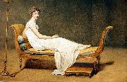 Jacques-Louis  David Portrait of Madame Recamier oil